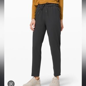 Lululemon Highrise 7/8 Pants Graphite Grey